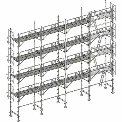 Échafaudage Altrad Façadier 130 M² 5 Échafaudage Altrad Façadier 130 M² -Altrad Magasin de vente 29295551 1