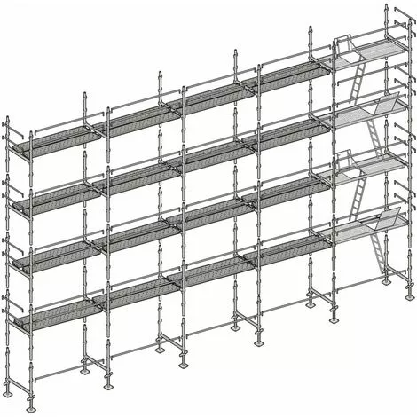 Échafaudage Altrad Façadier 160 M² 4 Échafaudage Altrad Façadier 160 M² -Altrad Magasin de vente 29295557 1