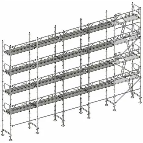 Échafaudage Altrad Façadier 160 M² 3 Échafaudage Altrad Façadier 160 M² -Altrad Magasin de vente 29295563 1