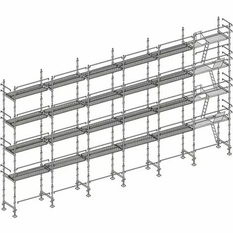 Échafaudage Altrad Façadier 190 M² 2 Échafaudage Altrad Façadier 190 M² -Altrad Magasin de vente 29295575 1